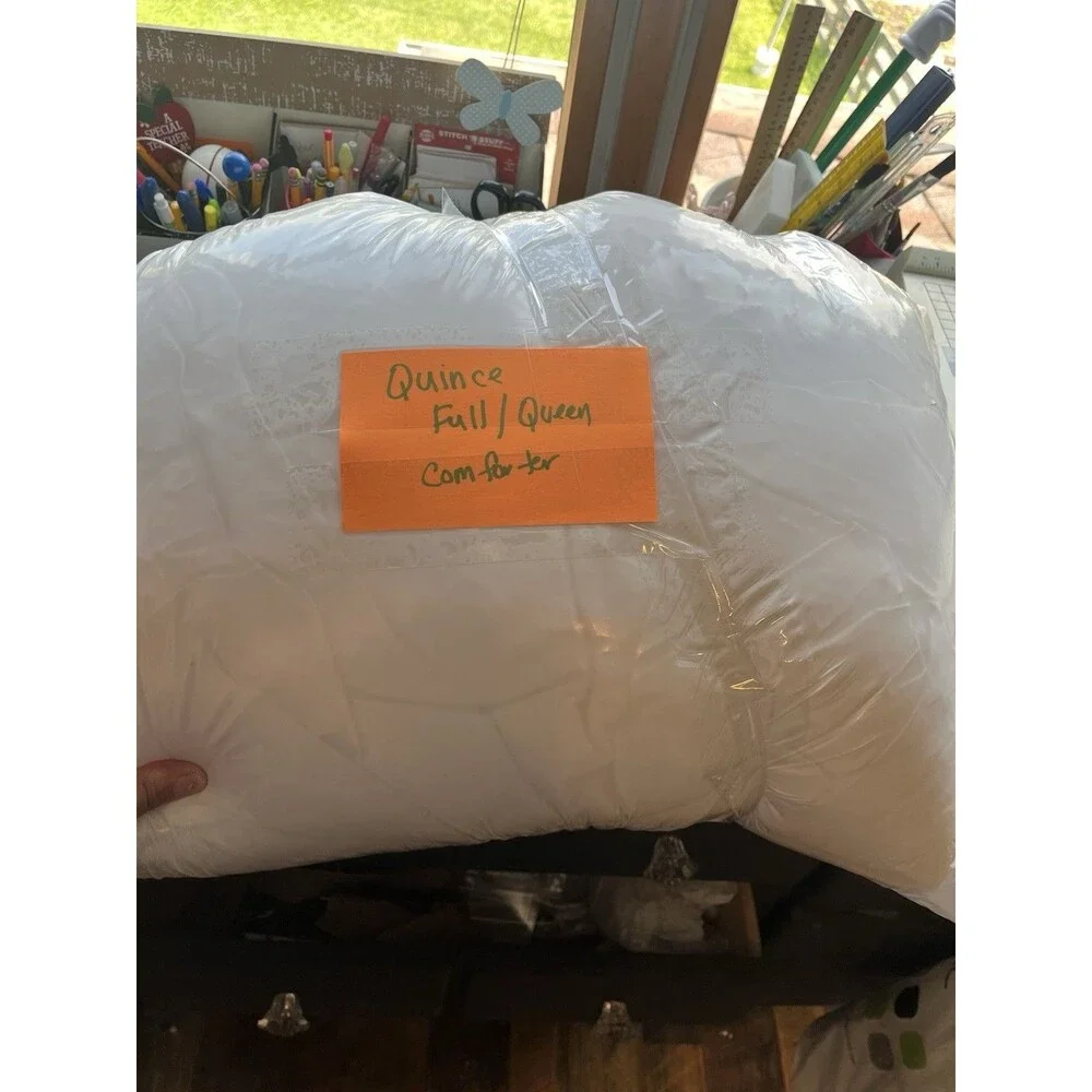 Premium Quince Down Alternative Comforter, Full/Queen, White